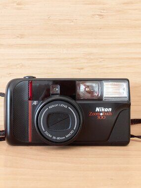Nikon Zoom Touch 500 35mm Film Camera Vintage Point and Shoot Tested